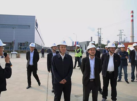 池州市委副書記、市長操龍燦一行到長智公司考察調(diào)研